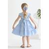 imageYOUNGER TREE Toddler Baby Girls Dress Summer Ruffle Sleeve Halter Casual Kids Beach SundressBlue