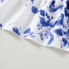 imageYOUNGER TREE Toddler Baby Girls Dress Summer Ruffle Sleeve Halter Casual Kids Beach SundressBlue Flower Dress