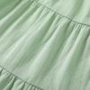 imageYOUNGER TREE Toddler Baby Girls Dress Summer Ruffle Sleeve Halter Casual Kids Beach SundressGreen Dress