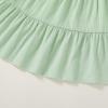 imageYOUNGER TREE Toddler Baby Girls Dress Summer Ruffle Sleeve Halter Casual Kids Beach SundressGreen Dress