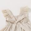 imageYOUNGER TREE Toddler Baby Girls Dress Summer Ruffle Sleeve Halter Casual Kids Beach SundressStripe