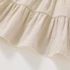 imageYOUNGER TREE Toddler Baby Girls Dress Summer Ruffle Sleeve Halter Casual Kids Beach SundressStripe