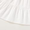 imageYOUNGER TREE Toddler Baby Girls Dress Summer Ruffle Sleeve Halter Casual Kids Beach SundressWhite Dress