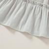 imageYOUNGER TREE Toddler Dress Baby Girl Summer Clothes Ruffle Sleeve Smock Beach Boho Dresses SundressGrey