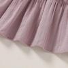 imageYOUNGER TREE Toddler Dress Baby Girl Summer Clothes Ruffle Sleeve Smock Beach Boho Dresses SundressGrey Purple