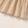 imageYOUNGER TREE Toddler Dress Baby Girl Summer Clothes Ruffle Sleeve Smock Beach Boho Dresses SundressKhaki