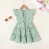 imageYOUNGER TREE Toddler Dress Baby Girl Summer Clothes Ruffle Sleeve Smock Beach Boho Dresses SundressMint Green