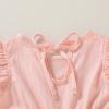 imageYOUNGER TREE Toddler Dress Baby Girl Summer Clothes Ruffle Sleeve Smock Beach Boho Dresses SundressPink