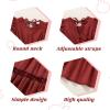 imageYOUNGER TREE Toddler Dress Baby Girl Summer Clothes Ruffle Sleeve Smock Beach Boho Dresses SundressRust Red