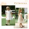 imageYOUNGER TREE Toddler Dress Baby Girl Summer Clothes Ruffle Sleeve Smock Beach Boho Dresses SundressWhite
