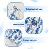 imageYOUNGER TREE 15T Toddler Kids Girls Summer Dress Sling Blue Floral Casual Dress Pattern Girls Party Dress SleevelessBlue Floral