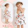 imageYOUNGER TREE 15T Toddler Kids Girls Summer Dress Sling Blue Floral Casual Dress Pattern Girls Party Dress SleevelessOffwhitefloral