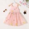 imageYOUNGER TREE 15T Toddler Kids Girls Summer Dress Sling Blue Floral Casual Dress Pattern Girls Party Dress SleevelessPink Floral Tulle Sling Dress