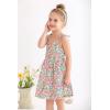 imageYOUNGER TREE 15T Toddler Kids Girls Summer Dress Sling Blue Floral Casual Dress Pattern Girls Party Dress SleevelessPink Florala