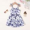 imageYOUNGER TREE 15T Toddler Kids Girls Summer Dress Sling Blue Floral Casual Dress Pattern Girls Party Dress SleevelessPurple Butterfly