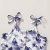 imageYOUNGER TREE 15T Toddler Kids Girls Summer Dress Sling Blue Floral Casual Dress Pattern Girls Party Dress SleevelessPurple Butterfly