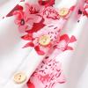 imageYOUNGER TREE 15T Toddler Kids Girls Summer Dress Sling Blue Floral Casual Dress Pattern Girls Party Dress SleevelessRed Floral2