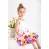 imageYOUNGER TREE 15T Toddler Kids Girls Summer Dress Sling Blue Floral Casual Dress Pattern Girls Party Dress SleevelessWhite and Pink Floral