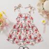 imageYOUNGER TREE 15T Toddler Kids Girls Summer Dress Sling Blue Floral Casual Dress Pattern Girls Party Dress SleevelessYellow Floralpink Floral