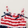 imageYOUNGER TREE 4th of July Toddler Baby Girl Dress Independence Day Outfit Kids American Flag Stars ClothesBluered1