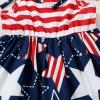imageYOUNGER TREE 4th of July Toddler Baby Girl Dress Independence Day Outfit Kids American Flag Stars ClothesBluered1