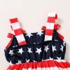 imageYOUNGER TREE 4th of July Toddler Baby Girl Dress Independence Day Outfit Kids American Flag Stars ClothesBluered3