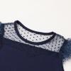 imageYOUNGER TREE Girls Dress Summer Sleeveless Round Neck Mesh A Line Casual Dresses with Pockets 613 YearsDeep Blue