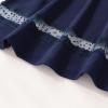 imageYOUNGER TREE Girls Dress Summer Sleeveless Round Neck Mesh A Line Casual Dresses with Pockets 613 YearsDeep Blue