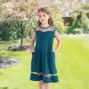 imageYOUNGER TREE Girls Dress Summer Sleeveless Round Neck Mesh A Line Casual Dresses with Pockets 613 YearsNavy Blue