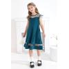 imageYOUNGER TREE Girls Dress Summer Sleeveless Round Neck Mesh A Line Casual Dresses with Pockets 613 YearsNavy Blue