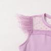imageYOUNGER TREE Girls Dress Summer Sleeveless Round Neck Mesh A Line Casual Dresses with Pockets 613 YearsPurple