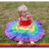 imageYOUNGER TREE Toddler Baby Girls Rainbow Dress Princess Sleeveless Halter Beach Tutu SundressColours