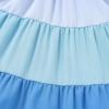 imageYOUNGER TREE Toddler Baby Girls Rainbow Dress Princess Sleeveless Halter Beach Tutu SundressGradient Blue