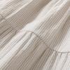 imageYOUNGER TREE Toddler Baby Girls Rainbow Dress Princess Sleeveless Halter Beach Tutu SundressKhaki Striped