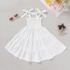 imageYOUNGER TREE Toddler Baby Girls Rainbow Dress Princess Sleeveless Halter Beach Tutu SundressWhite