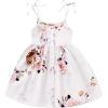 Beige Floral Dress