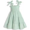 imageYOUNGER TREE Toddler Baby Girls Rainbow Dress Princess Sleeveless Halter Beach Tutu SundressLight Green