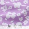imageInfant Baby Girls Long Sleeve One Piece Swimsuit with Hat Floral Zipper Bathing Suit Leopard Beach WearPurple Floral Fragments