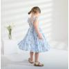 imageKids Toddler Baby Girls Rainbow Dress Princess Sleeveless Beach Butterfly SundressBlue Floral
