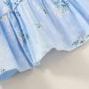 imageKids Toddler Baby Girls Rainbow Dress Princess Sleeveless Beach Butterfly SundressBlue Floral