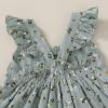 imageKids Toddler Baby Girls Rainbow Dress Princess Sleeveless Beach Butterfly SundressGreen Floral Dress