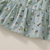 imageKids Toddler Baby Girls Rainbow Dress Princess Sleeveless Beach Butterfly SundressGreen Floral Dress