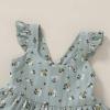 imageKids Toddler Baby Girls Rainbow Dress Princess Sleeveless Beach Butterfly SundressGreen Floral Dress