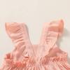 imageKids Toddler Baby Girls Rainbow Dress Princess Sleeveless Beach Butterfly SundressPink