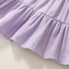 imageKids Toddler Baby Girls Rainbow Dress Princess Sleeveless Beach Butterfly SundressPurple Dress