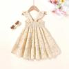imageKids Toddler Baby Girls Rainbow Dress Princess Sleeveless Beach Butterfly SundressToddler Khaki Dress White Floral