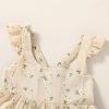 imageKids Toddler Baby Girls Rainbow Dress Princess Sleeveless Beach Butterfly SundressToddler Khaki Dress White Floral
