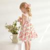 imageKids Toddler Baby Girls Rainbow Dress Princess Sleeveless Beach Butterfly SundressToddler Pink Floral Dress