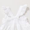 imageKids Toddler Baby Girls Rainbow Dress Princess Sleeveless Beach Butterfly SundressToddler White Dress