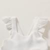 imageKids Toddler Baby Girls Rainbow Dress Princess Sleeveless Beach Butterfly SundressWhite